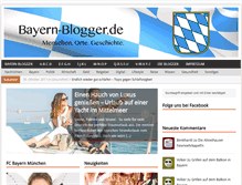 Tablet Screenshot of bayern-blogger.de